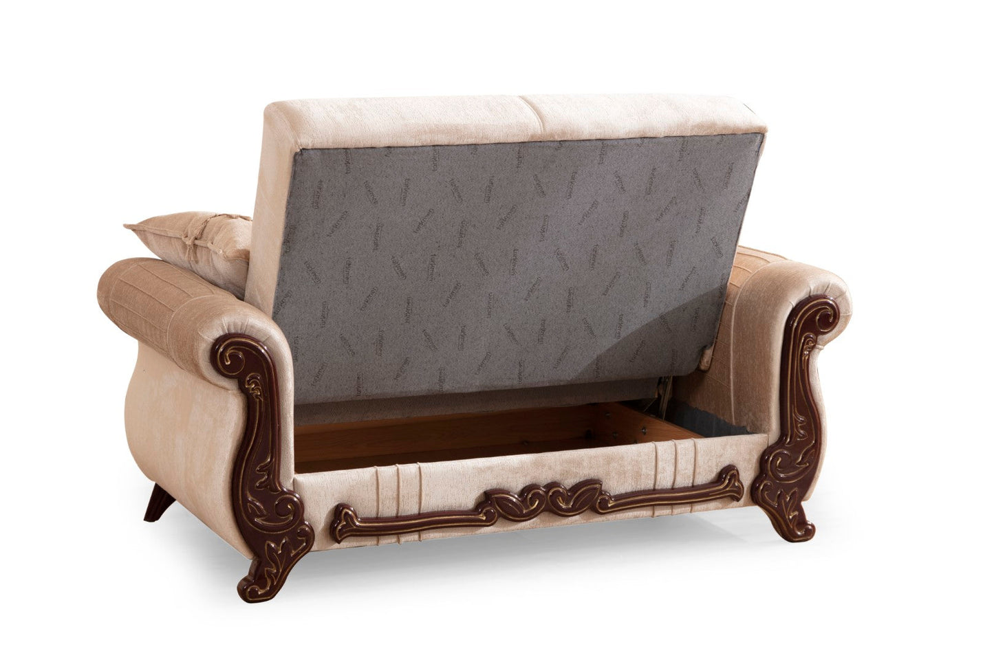 Carmen Loveseat Made With Chenille Upholstery