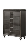 Galaxy Home Ginger Chest Made With Wood Gun Metal MDF