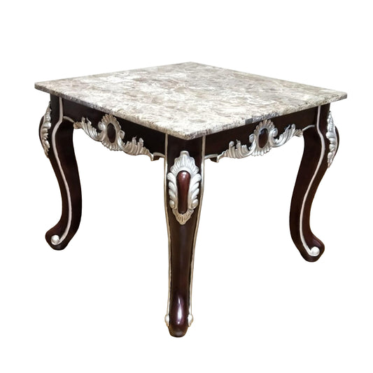 Monica Traditional Style End Table in Cherry finish Wood