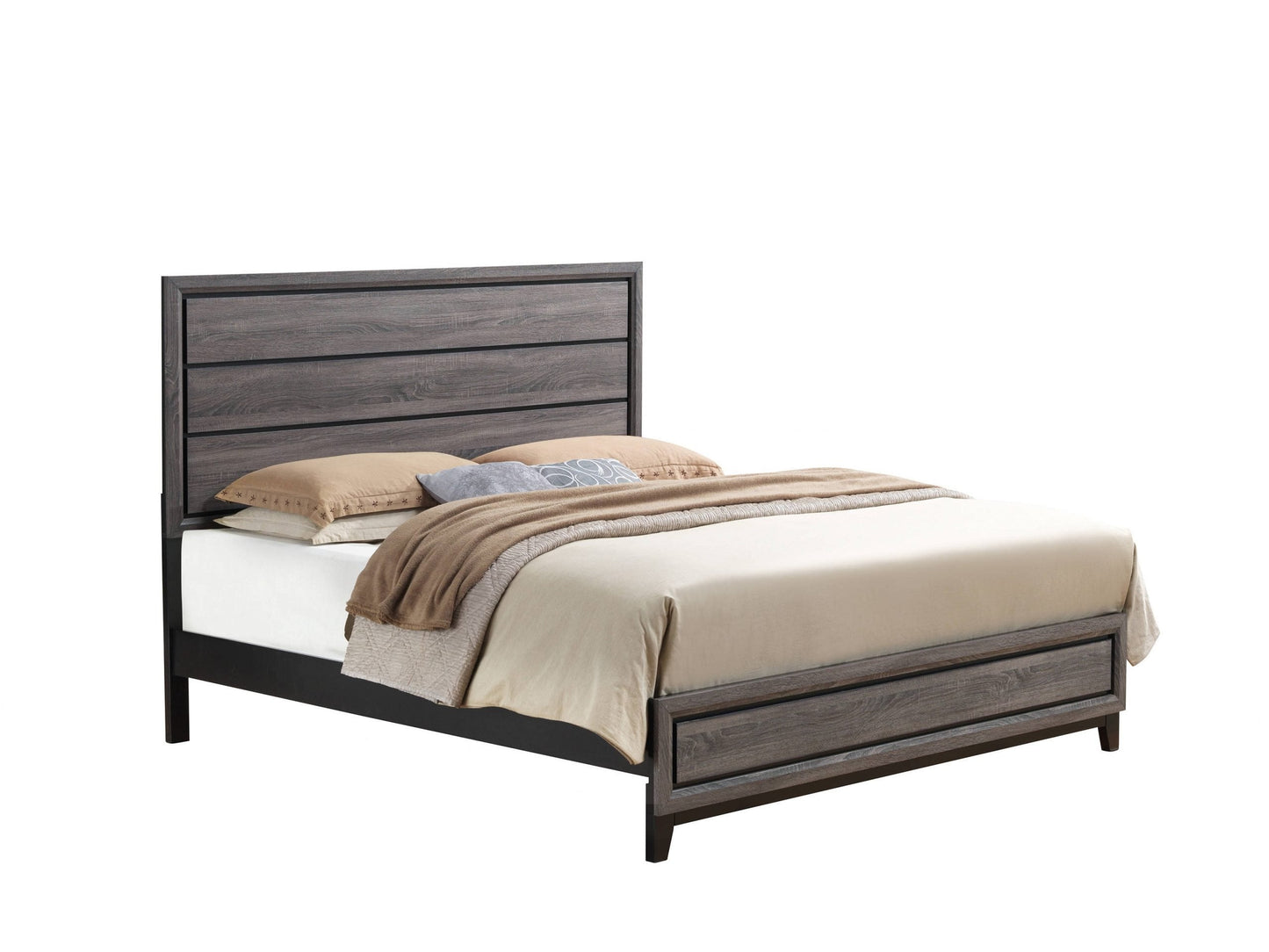 Kate Foil Grey Bed