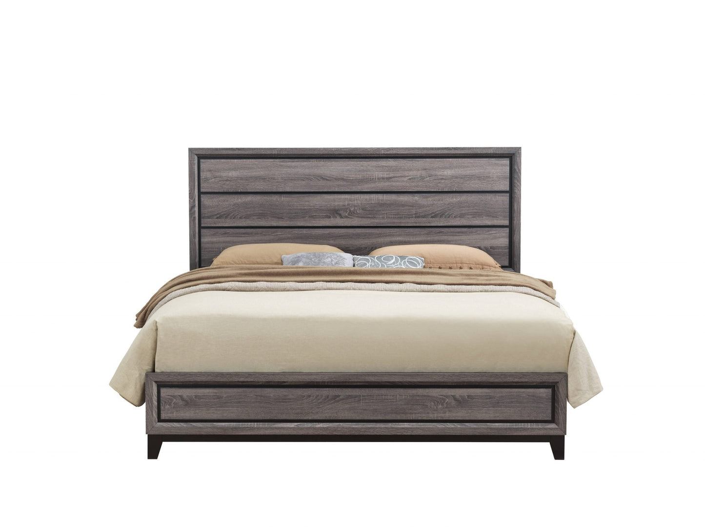 Kate Foil Grey Bed