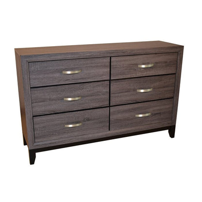 Galaxy Home Sierra Dresser with Wood Gray Wood