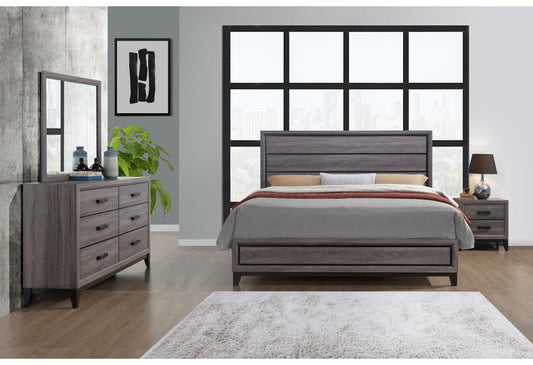 Kate Foil Grey Bed