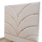 Laura Gold Detailed Upholstery Queen 5-N Piece made with Wood