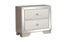 Galaxy Home Madison Night Stand Made with Solid Wood Beige Wood