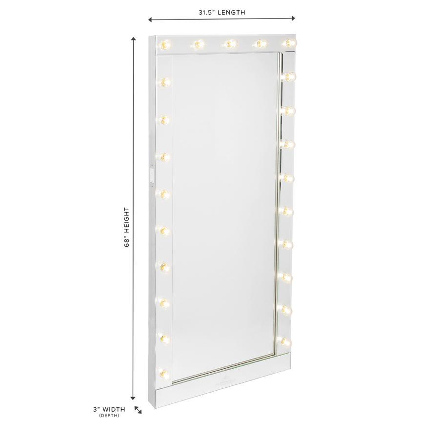 HOLLYWOOD REFLECTION® FULL-LENGTH VANITY FLOOR MIRROR