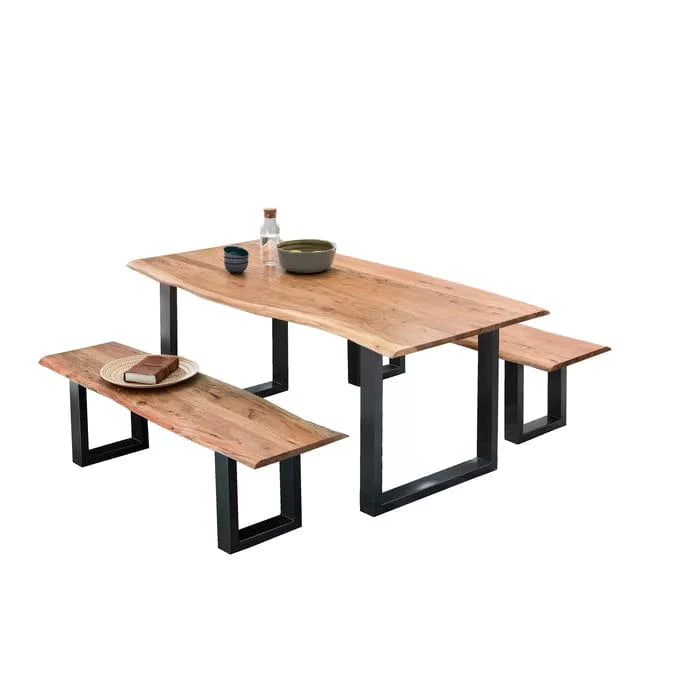 Ryegate Dining Table Set 4 Person ( 1 Table 2 Bench )