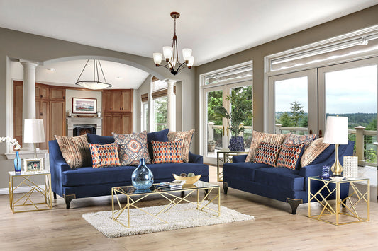 Sisseton Navy Sofa + Love Seat