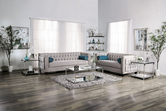 Silvan Gray Sofa + Love Seat