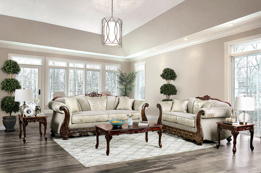 Newdale Ivory Sofa + Love Seat