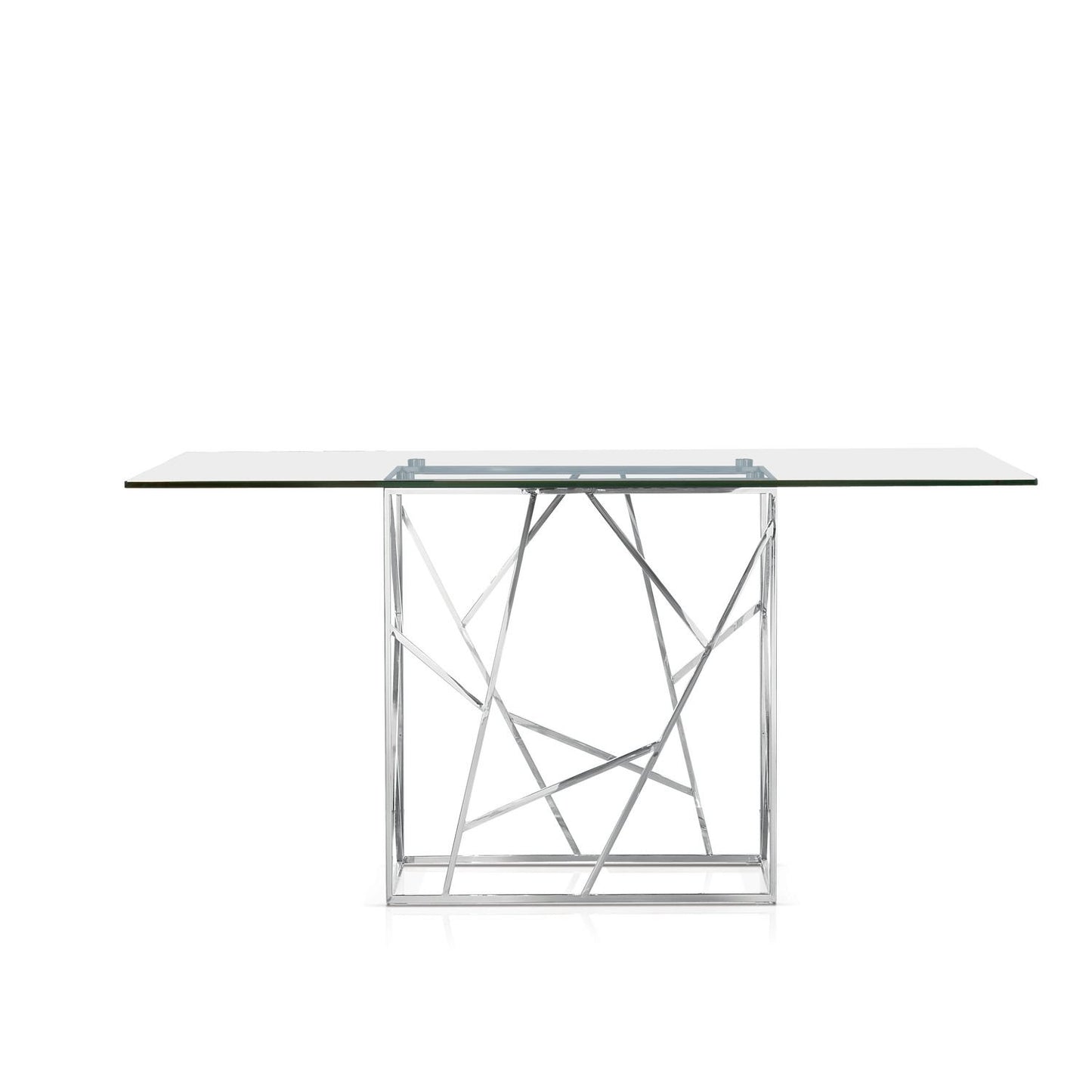 Tilisia Rectangular Glass Dining Table