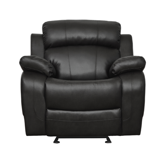 Homelegance Furniture Marille Double Glider Reclining Chair in Black image