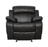 Homelegance Furniture Marille Double Glider Reclining Chair in Black image