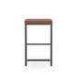 Nima Counter-Height Stool - Grey/Antique Brown