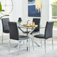 Ithaca 5-Piece Dinette Set - Black