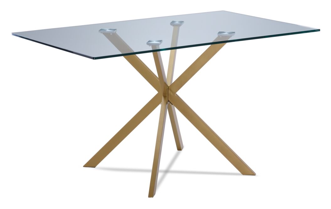 Hagan Dining Table - Gold