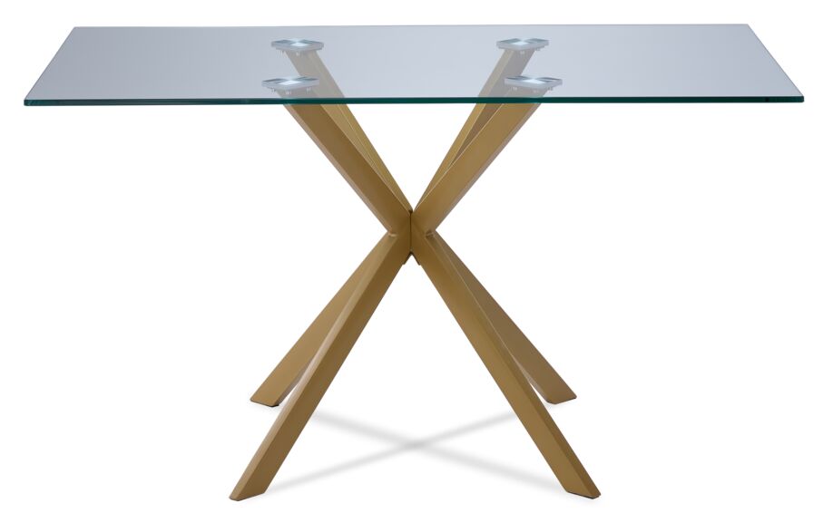 Hagan Dining Table - Gold