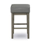 Clayton Counter-Height Stool - Grey