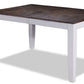 Breve Extension Dining Table - White/Grey