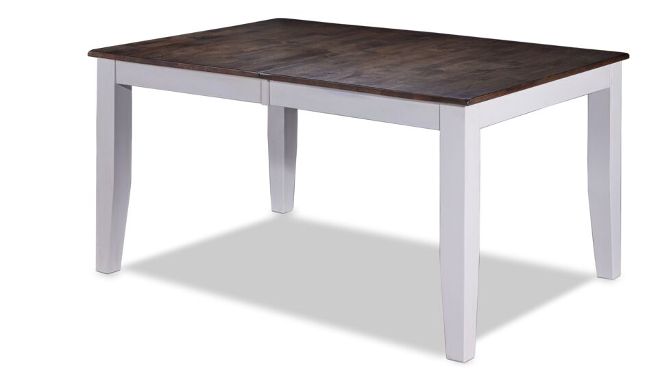 Breve Extension Dining Table - White/Grey