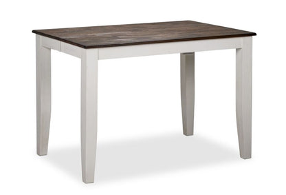 Breve Counter-Height Dining Table - White/Grey