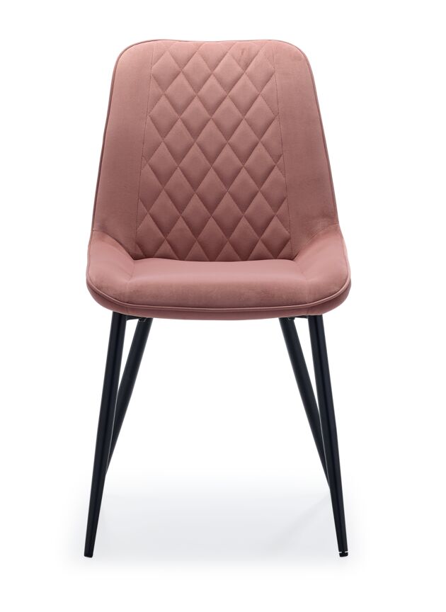 Sorlyn Velvet Side Chair - Coral