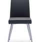 Hadley Dining Chair - Grey/Chrome