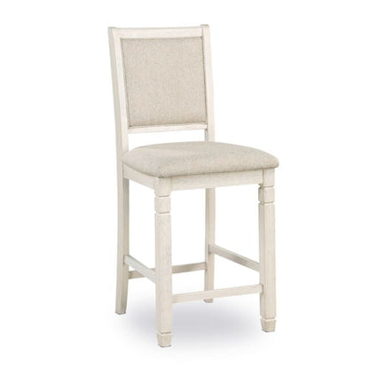 Euclid Counter-Height Stool - Antique White