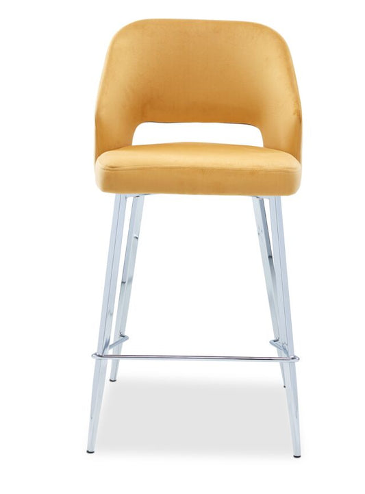 Veral Counter-Height Stool - Gold