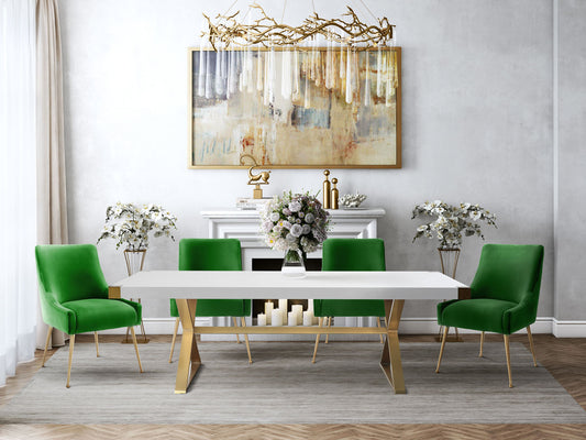 Zinna 5-Piece Dining Package - Green