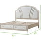 Tiffany Queen 5 Piece Bed Room Set Made with wood