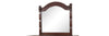 Galaxy Home Aspen Traditional Mirror made with Wood Cherry Solid Wood