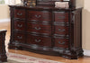 Crown Mark Furniture Sheffield Drawer Dresser in Dark Cherry image