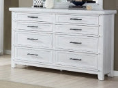 Crown Mark Maybelle 8 Drawers Dresser in White image