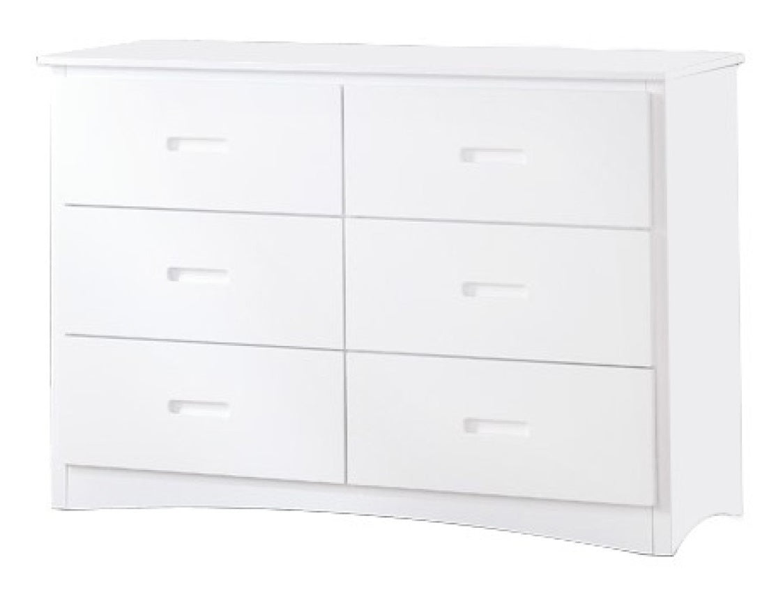 Homelegance Galen 6 Drawer Dresser in White B2053W-5 image