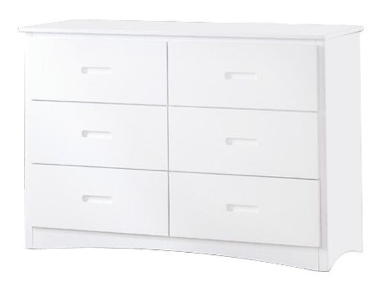 Homelegance Galen 6 Drawer Dresser in White B2053W-5 image