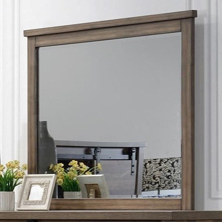 Crown Mark Furniture Calhoun Mirror in Brown image