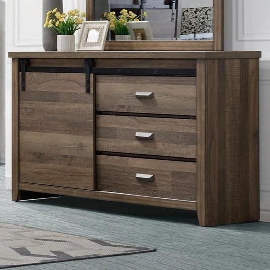 Crown Mark Furniture Calhoun Dresser in Brown image