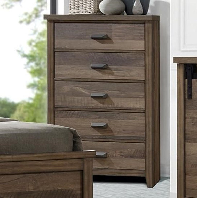 Crown Mark Furniture Calhoun Chest in Brown image