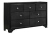 Crown Mark Micah 7 Drawers Dresser in Black image