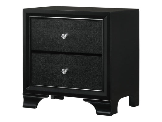 Crown Mark Micah Nightstand in Black image