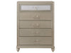 Crown Mark Furniture Lila Chest in Champagne Faux image