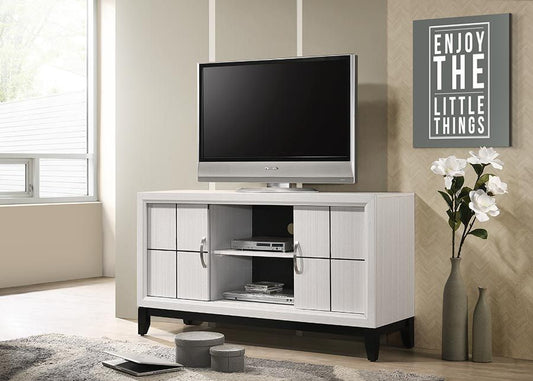 Crown Mark Akerson TV Stand in Chalk image