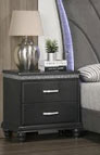 Crown Mark Frampton Nightstand in Gray image