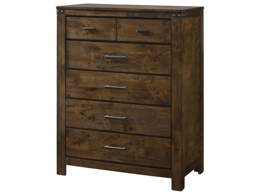 Crown Mark Furniture Curtis Chest in Rustic image