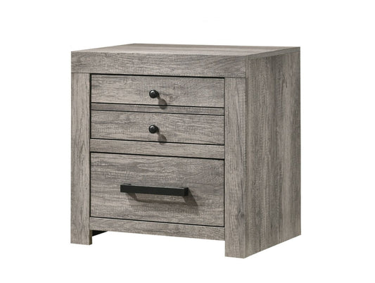 Crown Mark Tundra Nightstand in Grey image