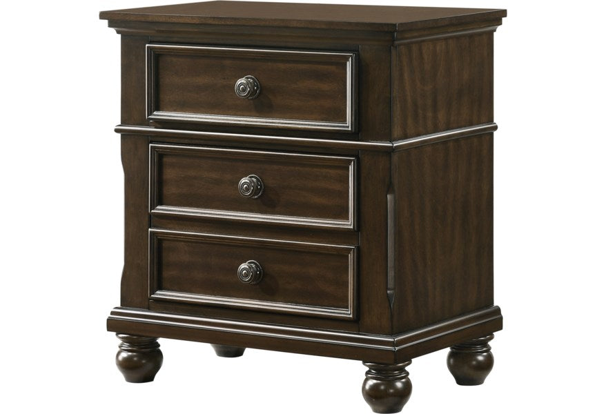 Crown Mark Lara Nightstand in Dark Brown image