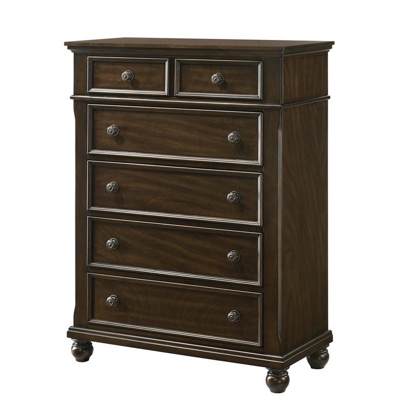 Crown Mark Lara Chest in Dark Brown image