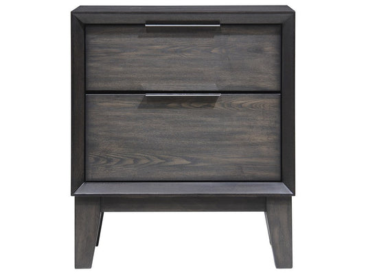 Crown Mark Furniture Florian Night Stand in Grey image