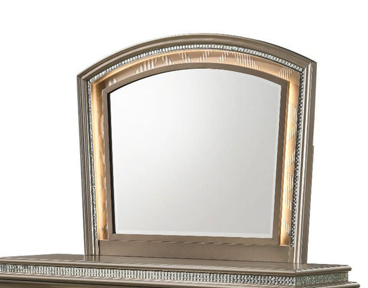 Crown Mark Cristal Mirror in Brown image
